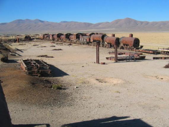 Train Graveyard - Uyuni Bolivia - Derelict Trains Rusting - Atlas Obscura